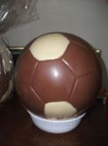 Bola futebol de chocolate