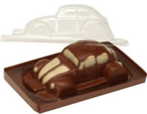 Carro fusca de chocolate